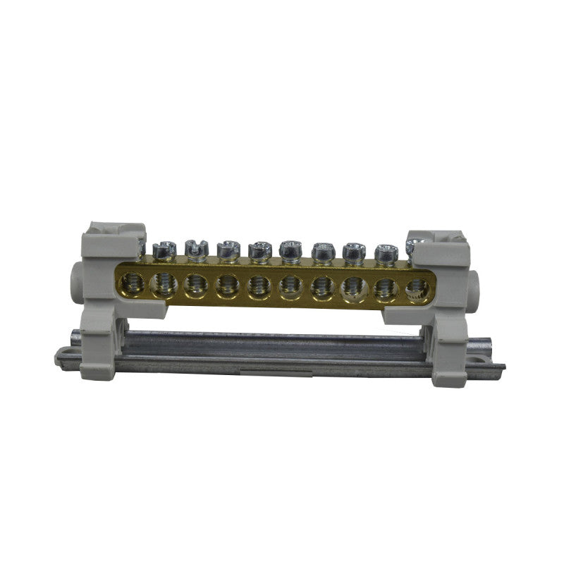 Bloque de Distribución l 1 x 10 Polos l 80A l 400V