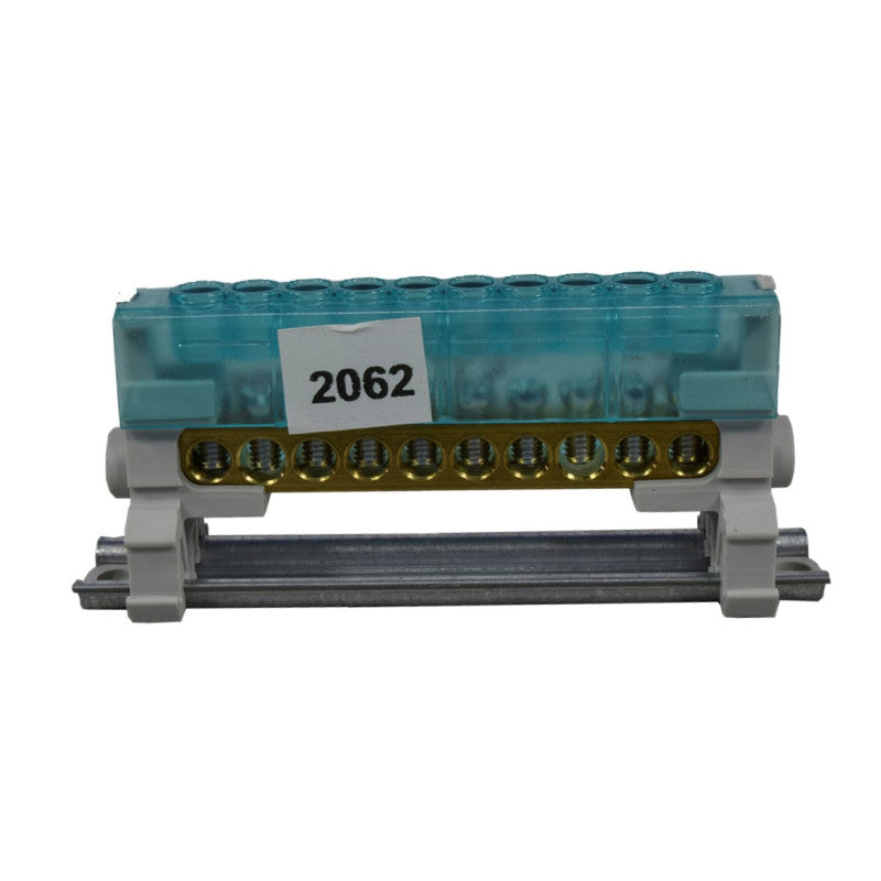 Bloque Distribución 1 x 10 Polos l 80A l Cubierta