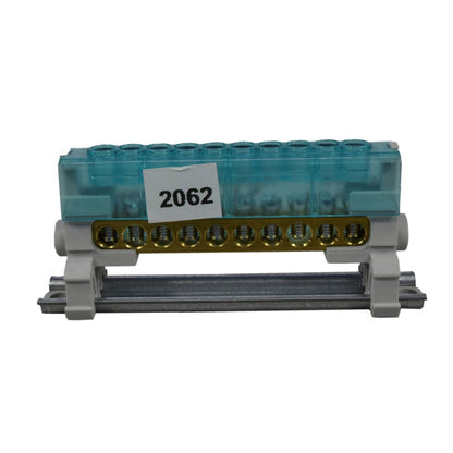 Bloque Distribución 1 x 10 Polos l 80A l Cubierta