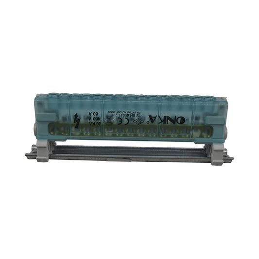 Bloque Distribución 1 x 15 Polos l 80A l Cubierta