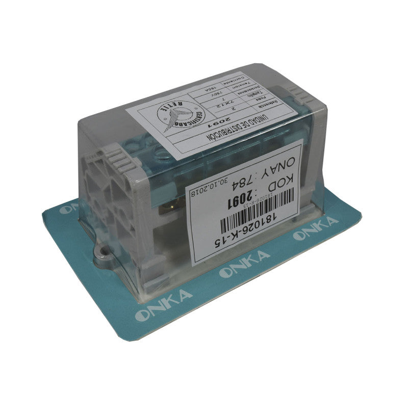Bloque de Distribución l 2 x 7 Polos l 160A l 750V