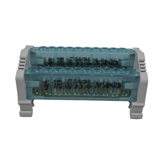 Bloque de Distribución l 2 x 10 Polos l 160A l 750V