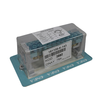 Bloque de Distribución l 2 x 10 Polos l 160A l 750V