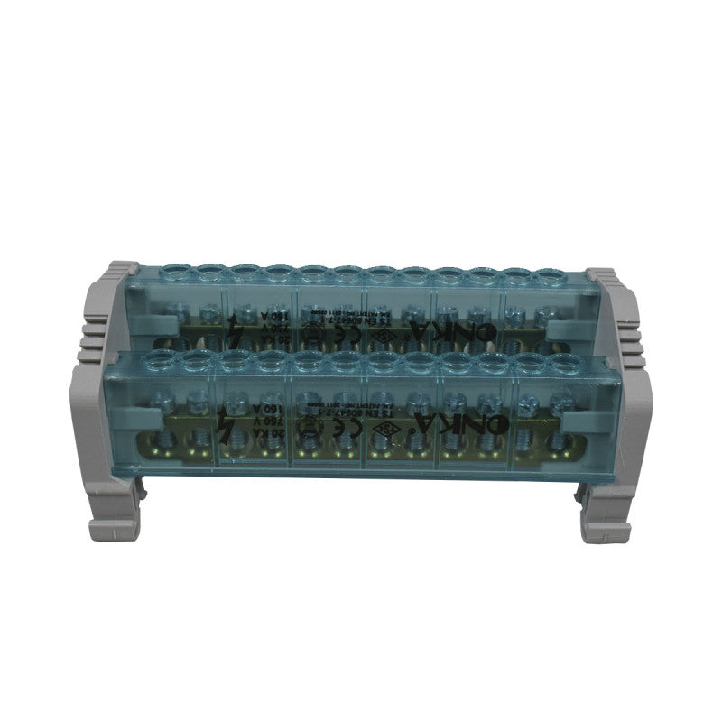 Bloque de Distribución l 2 x 12 Polos l 160A l 750V
