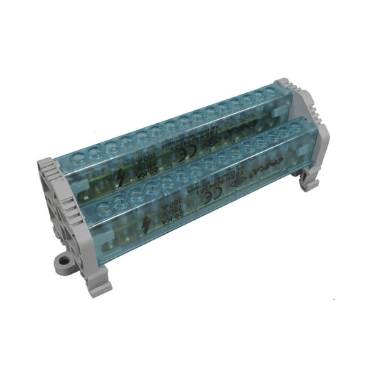 Bloque de Distribución l 2 x 15 Polos l 160A l 750V