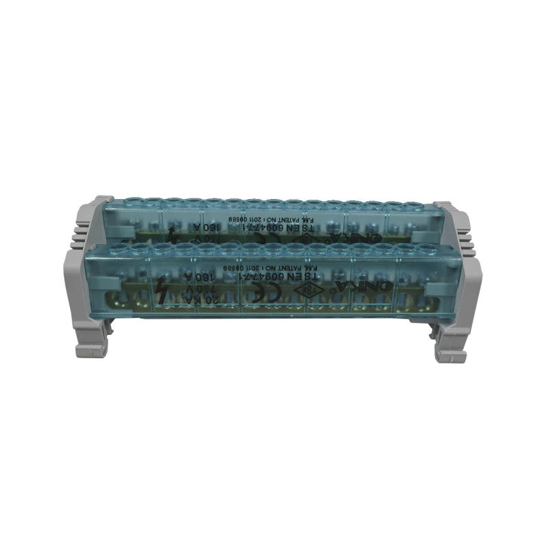 Bloque de Distribución l 2 x 15 Polos l 160A l 750V