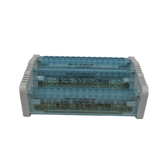 Bloque de Distribución l 3 x 15 Polos l 80A l 400V