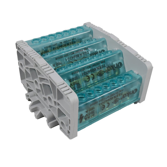 Bloque de Distribución l 4 x 7 Polos l 160A l 750V