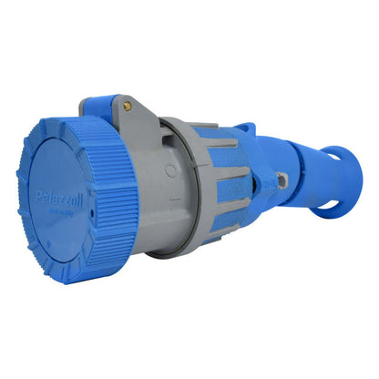 Toma Aérea Con Seccionador 16A 2P + T 6H IP67 230V Azul PALAZZOLI