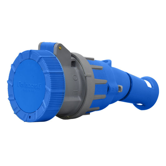 Toma Aérea Con Seccionador 16A 3P + T 9H IP67 230V Azul PALAZZOLI