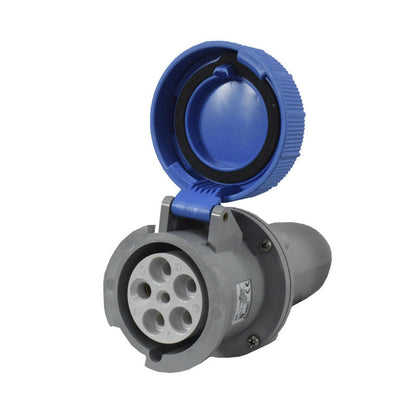 Toma Aérea 63A 3P+N+T 9H IP67 250V Azul CEE PALAZZOLI