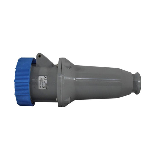 Toma Aérea 63A 3P+N+T 9H IP67 250V Azul CEE PALAZZOLI