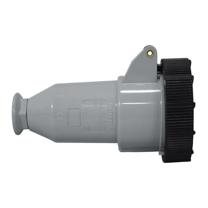 Toma Aérea 16A 3P + T 7H IP67 500V Negro CEE PALAZZOLI