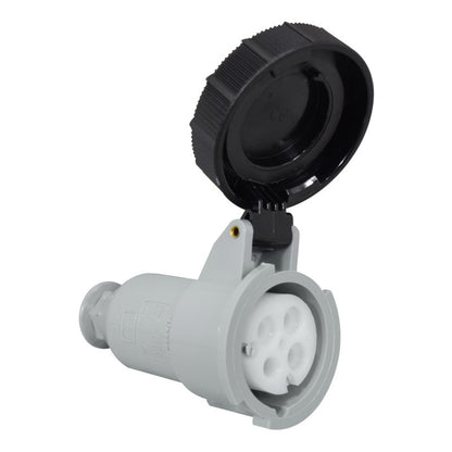 Toma Aérea 16A 3P + T 7H IP67 500V Negro CEE PALAZZOLI