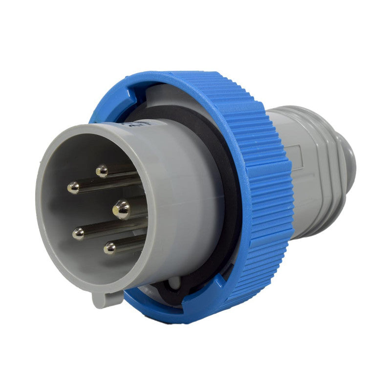 Clavija 16A 3P+N+T 9H IP67 250V Azul CEE PALAZZOLI