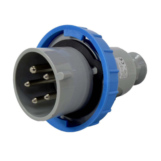 Clavija 32A 3P+N+T 9H IP67 250V Azul CEE PALAZZOLI