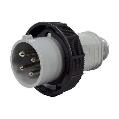 Clavija 16A 3P + T 7H IP67 500V Negro CEE PALAZZOLI