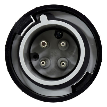 Clavija 32A 3P + T 7H IP67 500V Negro CEE PALAZZOLI