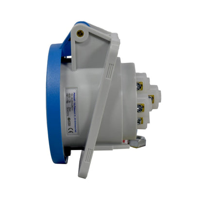 Toma Incrustar 16A 3P + T 9H IP44 250V Azul TOPTER PALAZZOLI