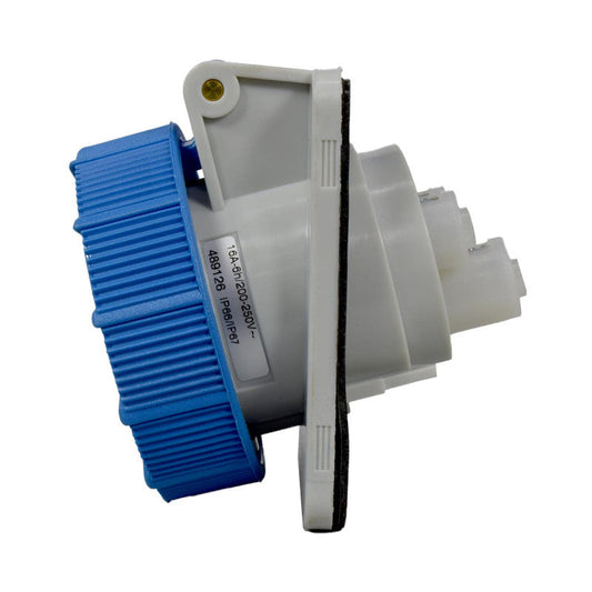 Toma Incrustar 16A 2P + T 6H IP67 250V Azul TOPTER PALAZZOLI