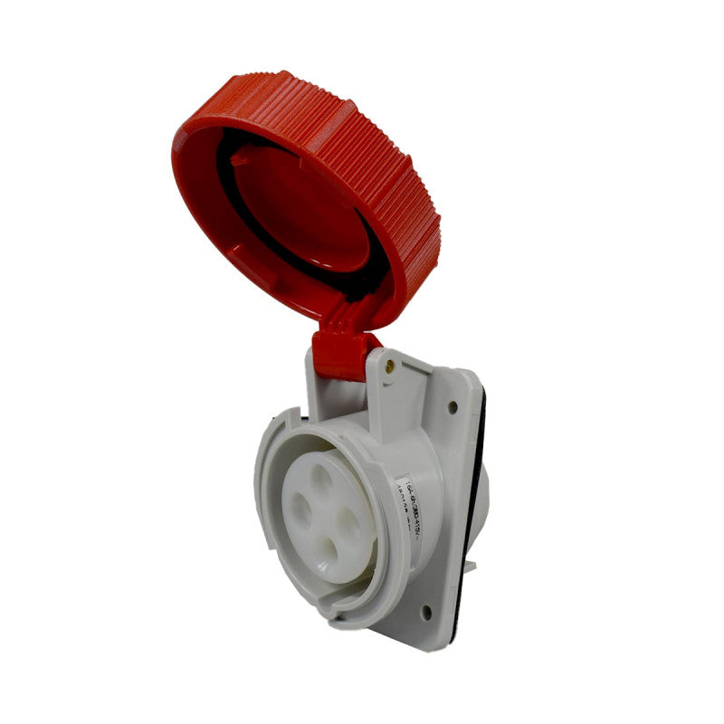 Toma Incrustar 16A 3P + T 6H IP67 415V Rojo TOPTER PALAZZOLI