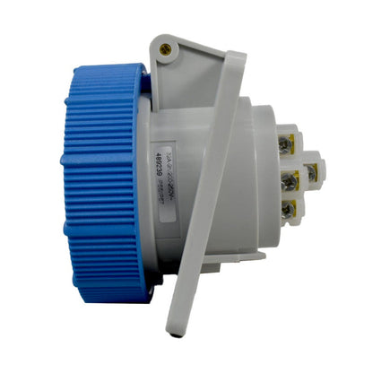 Toma Incrustar 32A 3P + T 9H IP67 250V Azul TOPTER PALAZZOLI