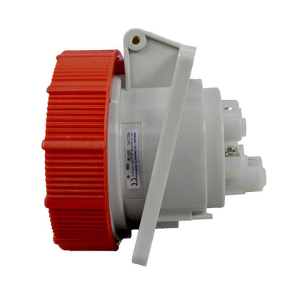 Toma Incrustar 32A 3P+N+T 6H IP67 415V Rojo TOPTER PALAZZOLI