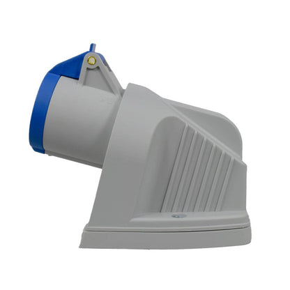 Toma Sobreponer 16A 2P + T 6H IP44 250V Azul TOPTER PALAZZOLI