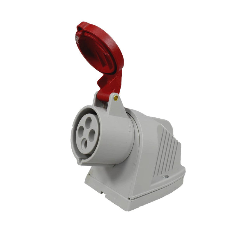 Toma Sobreponer 16A 3P + T 6H IP44 415V Rojo TOPTER PALAZZOLI