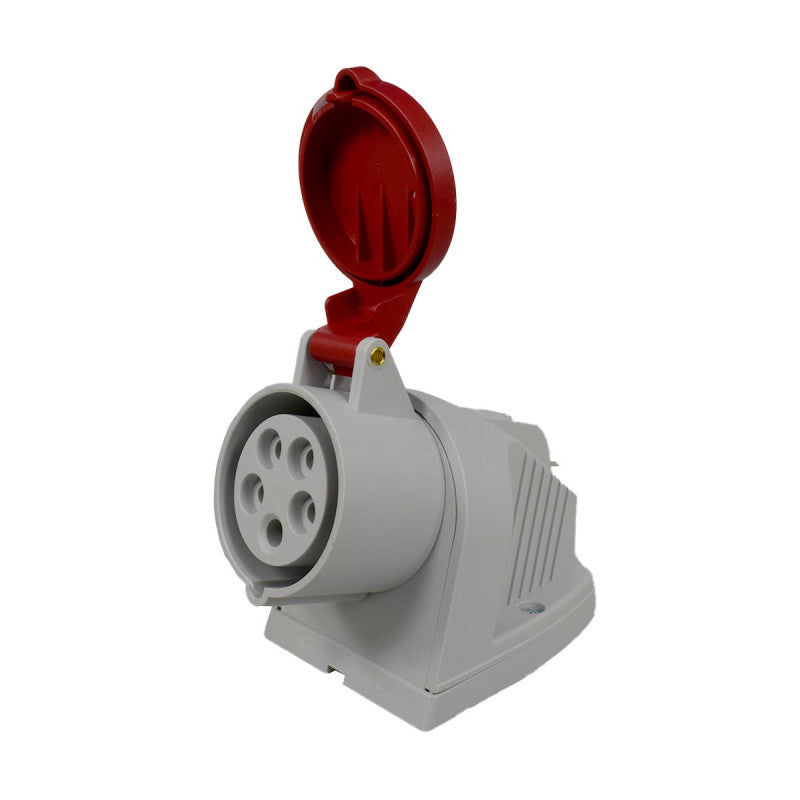 Toma Sobreponer 16A 3P+N+T 6H IP44 415V Rojo TOPTER PALAZZOLI