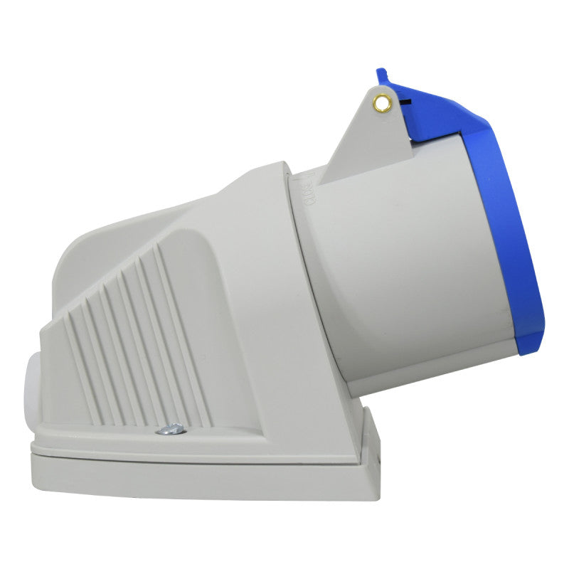 Toma Sobreponer 32A 2P + T 6H IP44 250V Azul TOPTER PALAZZOLI