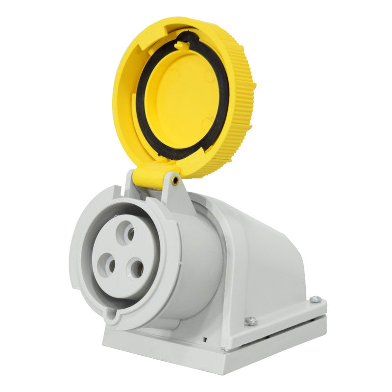 Toma Sobreponer 16A 3P+N+T 6H IP67 415V Rojo TOPTER PALAZZOLI