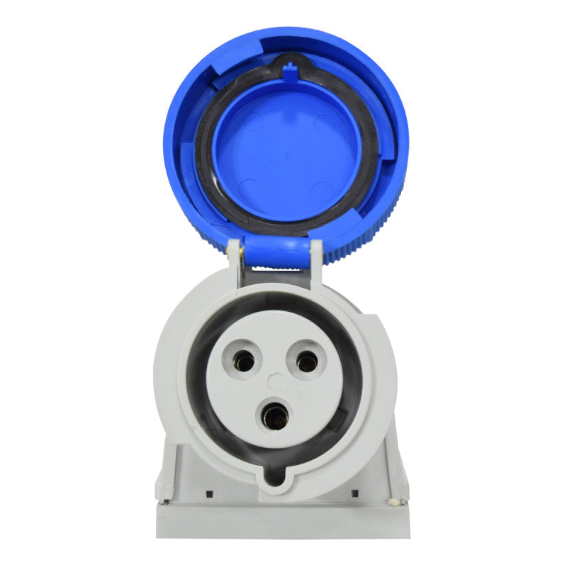 Toma Sobreponer 32A 2P + T 4H IP67 130V Amarillo TOPTER PALAZZOLI