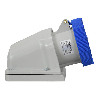 Toma Sobreponer 32A 2P + T 4H IP67 130V Amarillo TOPTER PALAZZOLI