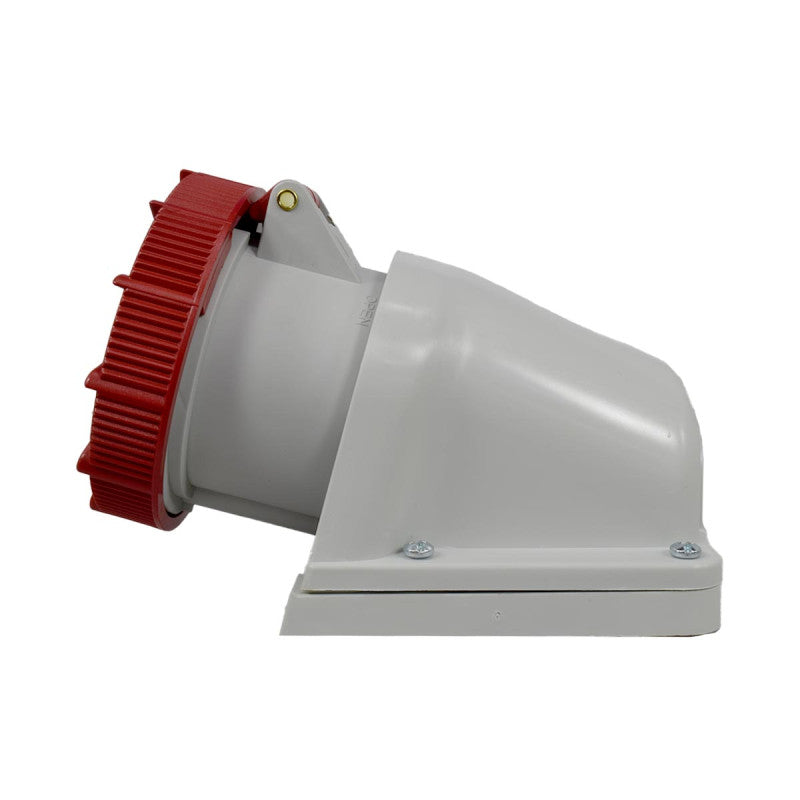 Toma Sobreponer 32A 3P + T 6H IP67 415V Rojo TOPTER PALAZZOLI