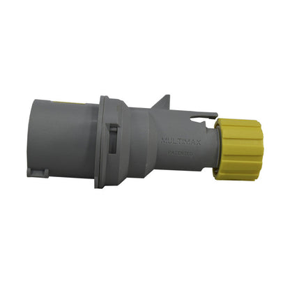 Clavija 16A 2P + T 4H IP44 130V Amarillo MULTIMAX PALAZZOLI