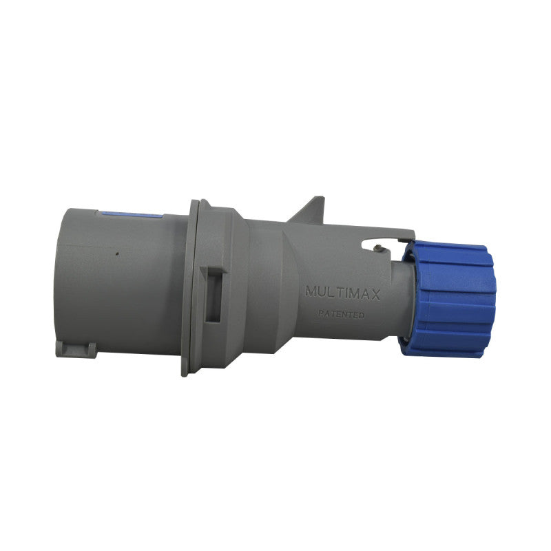 Clavija 16A 2P + T 6H IP44 250V Azul MULTIMAX PALAZZOLI