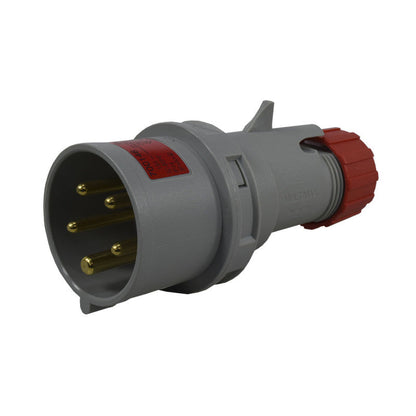 Clavija 16A 3P+N+T 6H IP44 415V Rojo MULTIMAX PALAZZOLI
