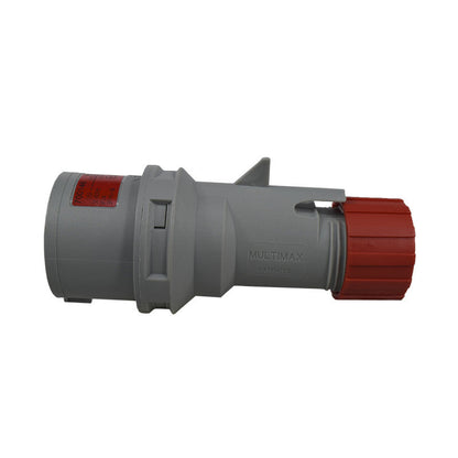 Clavija 16A 3P+N+T 6H IP44 415V Rojo MULTIMAX PALAZZOLI