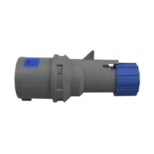 Clavija 16A 3P+N+T 9H IP44 250V Azul MULTIMAX PALAZZOLI