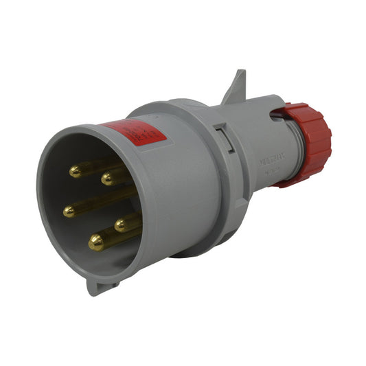 Clavija 32A 3P+N+T 6H IP44 415V Rojo MULTIMAX PALAZZOLI