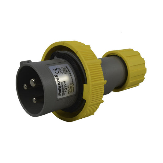 Clavija 16A 2P + T 4H IP67 130V Amarillo MULTIMAX PALAZZOLI