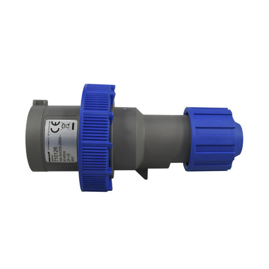 Clavija 16A 2P + T 6H IP67 250V Azul MULTIMAX PALAZZOLI