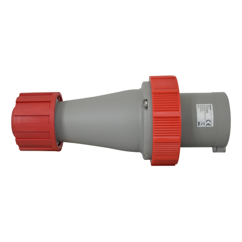 Clavija 63A 3P+N+T 6H IP67 415V Rojo MULTIMAX PALAZZOLI