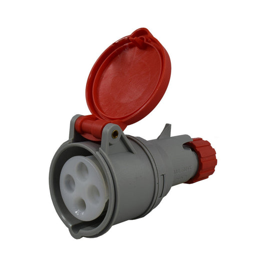 Toma Aérea 16A 3P + T 6H IP44 415V Rojo MULTIMAX PALAZZOLI