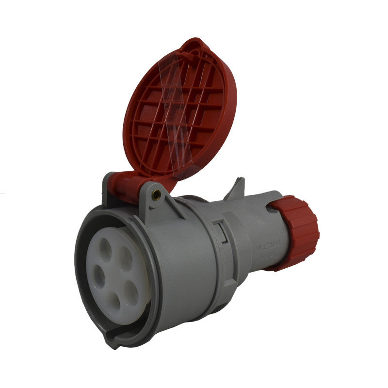 Toma Aérea 16A 3P+N+T 6H IP44 415V Rojo MULTIMAX PALAZZOLI