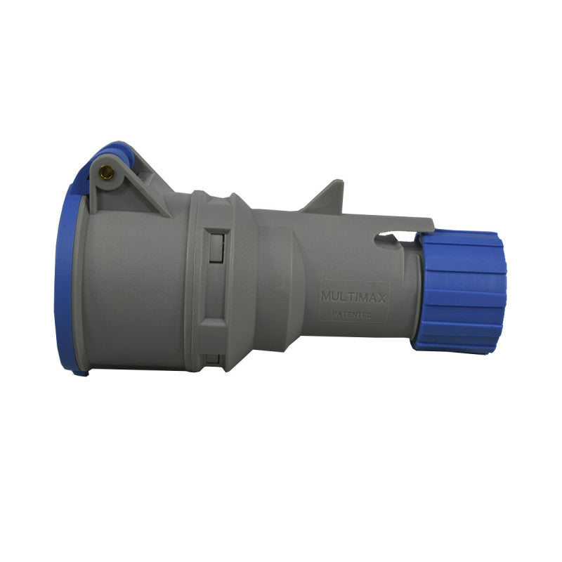 Toma Aérea 16A 3P+N+T 9H IP44 250V Azul MULTIMAX PALAZZOLI