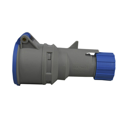 Toma Aérea 16A 3P+N+T 9H IP44 250V Azul MULTIMAX PALAZZOLI