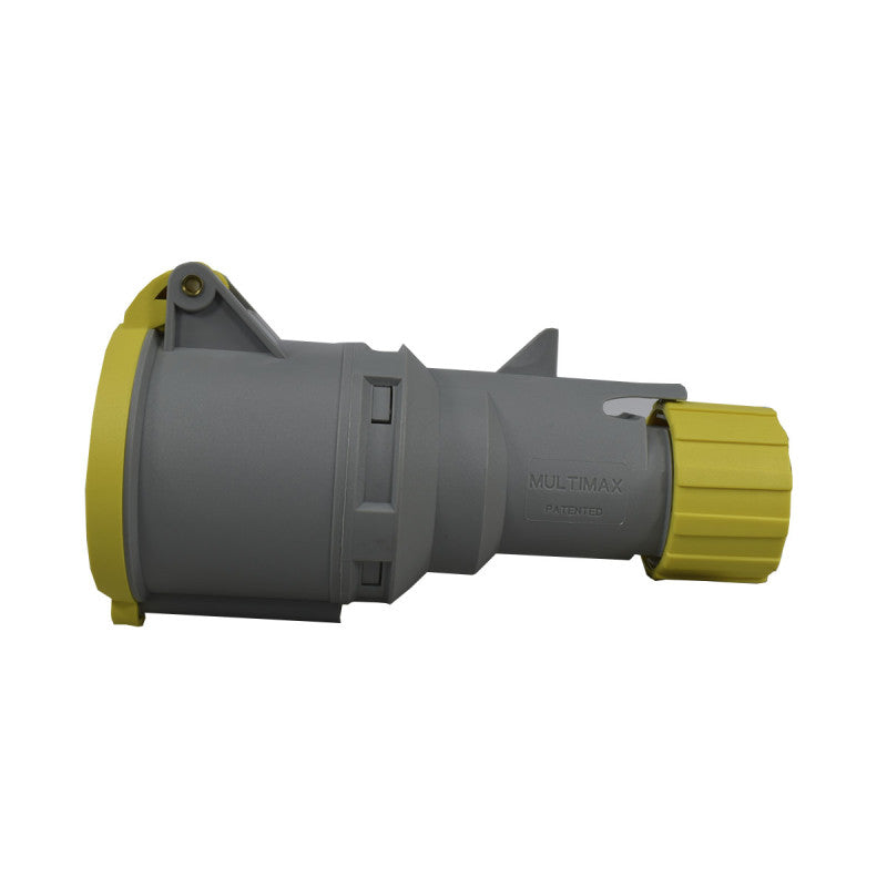 Toma Aérea 32A 2P + T 4H IP44 130V Amarillo MULTIMAX PALAZZOLI