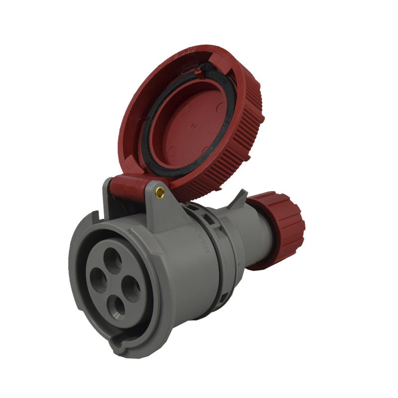 Toma Aérea 16A 3P + T 6H IP67 415V Rojo MULTIMAX PALAZZOLI